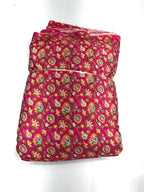 MULTICOLOR floral embroidery print natural crepe (perfect for gown )