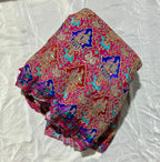 Raja and Rani Embroidery Work Crepe Fabric