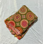 Exclusive Abstract Position Print On Crepe Fabric
