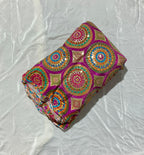 Exclusive Abstract Position Print On Crepe Fabric