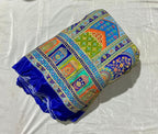 Pure Crape Heavy Embroidery natural crepe fabric