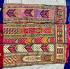 Pure Crape Heavy Embroidery natural crepe fabric