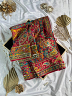 Pure Viscose Wedding Special Saree With Ready Made Blouse