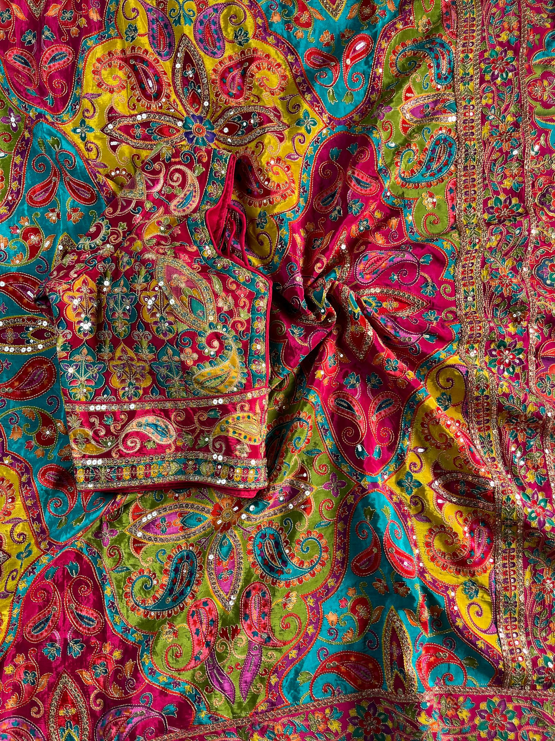 Pure Viscose Wedding Special Saree With Ready Made Blouse
