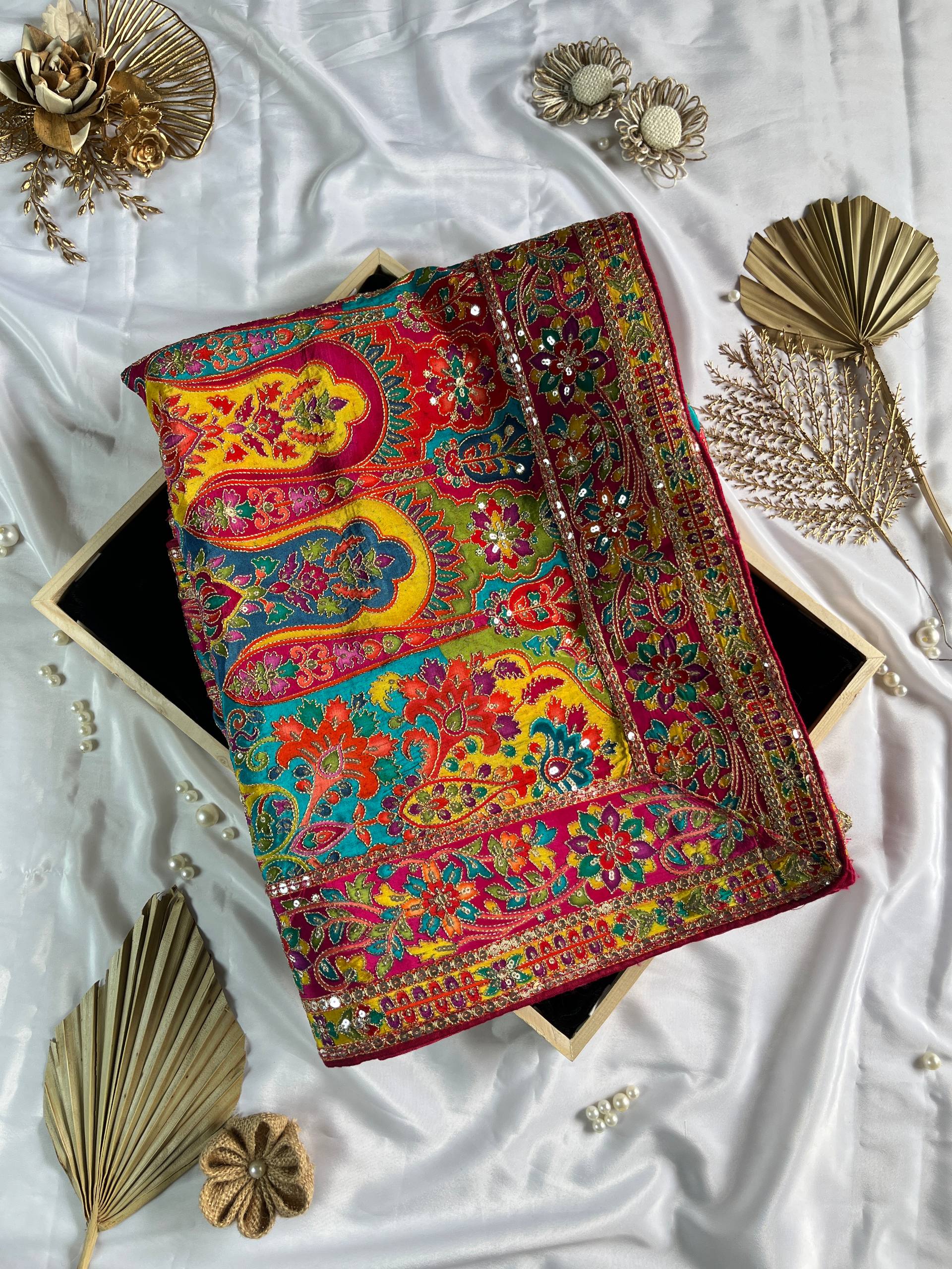 Pure Viscose Wedding Special Saree With Ready Made Blouse