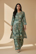 Pastel Color Pure Viscose Position Print Raja Rani Embroidery Work Fabric - Panjabi Dress